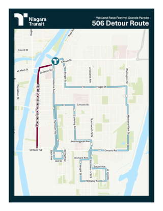 506 Detour Map